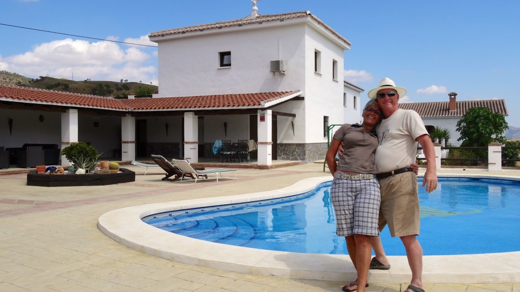 La cour intérieur de la magnifique ferme andalouse
