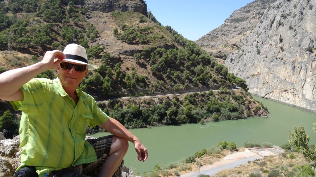 Falaise El Chorro et son réservoir hydraulique