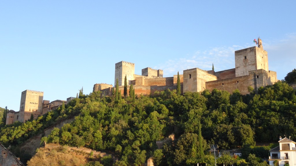 Vue de l'Alhambra du quartier Albaicín