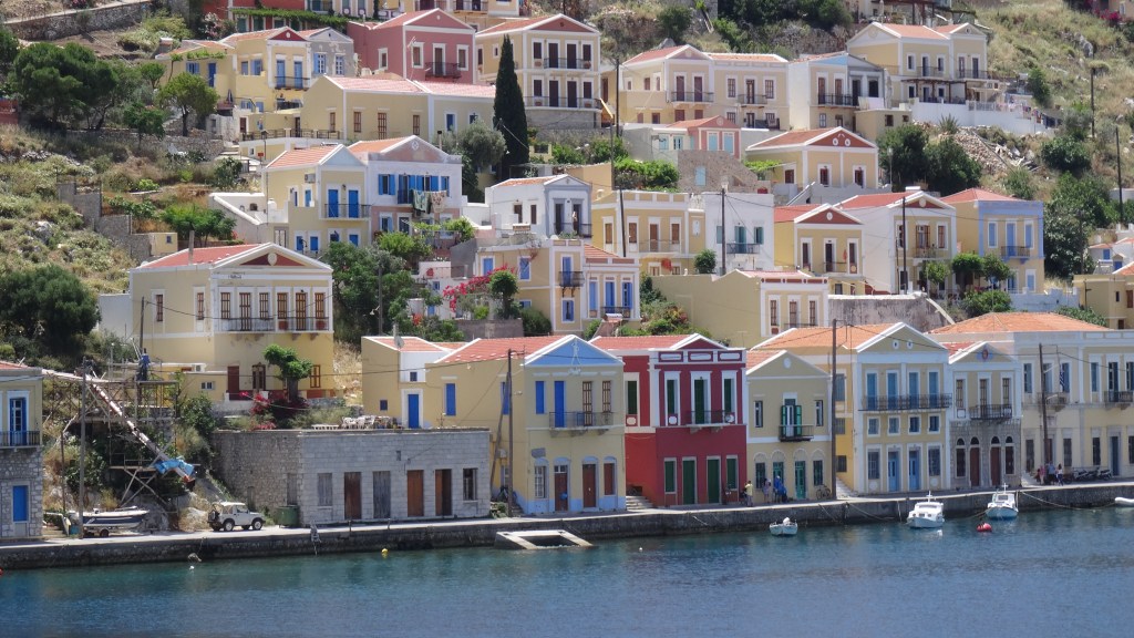 Maisons colorés néo-classiques