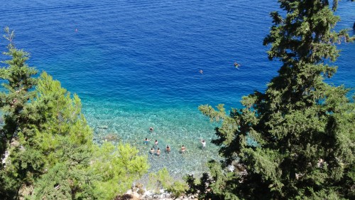 Du turquoise au bleu azur / From Turquoise to Sky-blue