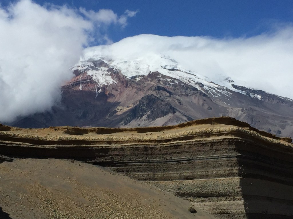 Les couches de lave du Chimborazo Lava Layers